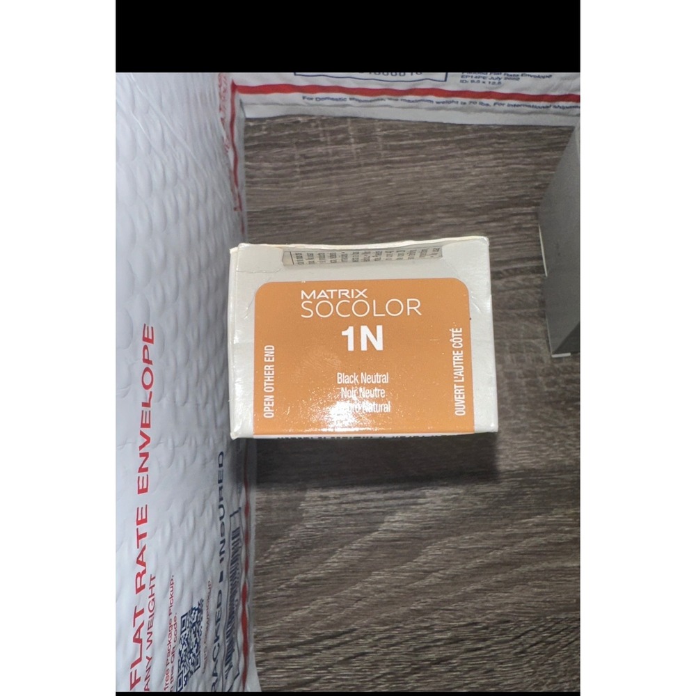 Matrix SoColor Permanent Cream Hair Color 1N Black Neutral Full Coverage 3oz‎